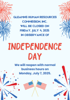  INDEPENDENCE DAY 